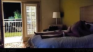 Exclamatory-Provocative Hot Young 18+ Slut Fucked Hard in Motel with Door Open for Voyeurs! Wow, That Big Cock Action!