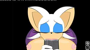 rouge just had to interrupt shadow's game to suck on that monster cock, and it's an extra secret scene.