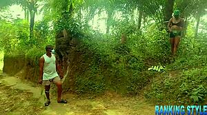 i’m just wild for this sexy girl getting pounded doggystyle in the forest