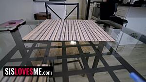 my stepsister loves sucking cock with a blindfold on