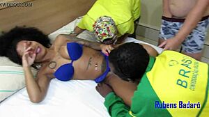 Backstage Brazilian Gangbang With Ariella Ferraz