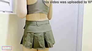 Skinny Brunette Nerd Slut Tries Losing Virginity in Motel First Time