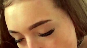 Petite Brunette Teen 18+ Model With Natural Tits - Rimming Deepthroat And Messy Cum On Face