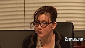 Stud Student Forces Teacher And Professor's Wife Into Rough Threesome