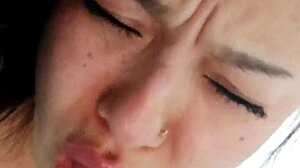 Intense vaginal and anal massage on my face, licking her big ass in homemade POV full movie