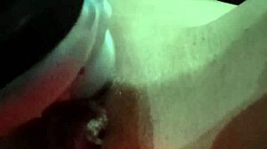 Massager Vibrates Shaved Pussy With Toys During Wet Masturbation!