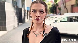 Tattooed Spanish Girl Malafalda Caught in Wet Creampie