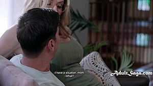 Step Mom Cory Chase Shows Many Ways to Grind on a Lap.