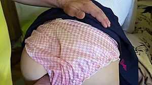 Stepsis, do not cum inside me! Let me rub your wet ass hole