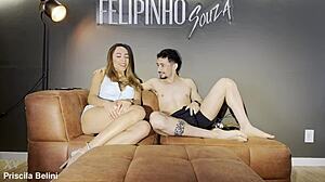 She Couldn't Hold Back and Climaxed with Her Cousin Before Her Aunt Arrived