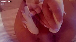 Monika Fox engages in naked sex in the elevator and hotel