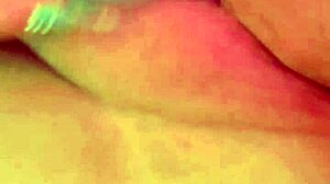 Horny fuckmeat masturbates with toys roughly