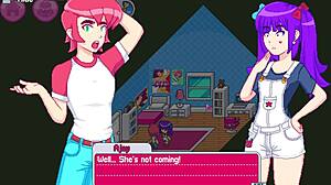 In the shower, the step sister drops her towel, revealing her small tits to the dandy boy.