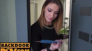 Pov Mmf Trio Featuring Sexy Milf Sata Jones In Double Penetration Anal