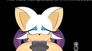 rouge just had to interrupt shadow's game to suck on that monster cock, and it's an extra secret scene.