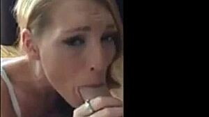 German Amateur Sucks Cock in Homemade European Session