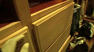 dynamic white babe wrapped in plastic for hard black cock