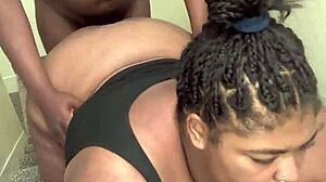 bbw housewife feels monster cock in her wet pussy while cleaning