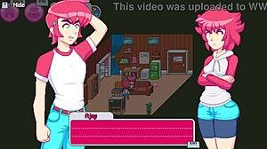 In the shower, the step sister drops her towel, revealing her small tits to the dandy boy.