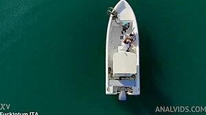 Rebecca Volpetti Gets Double Penetration On Boat!