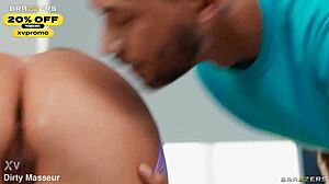 Cramming creampie in her butt while Dan Dangler rides for Brazzers discount.