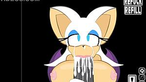 rouge just had to interrupt shadow's game to suck on that monster cock, and it's an extra secret scene.