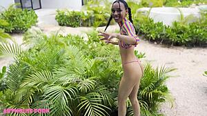 Petite Latina Loves Sucking And Ahegao Sex!