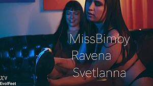 my feet worshipped by horny sluts in 3some