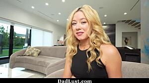 Stepdaughter Aims To Impress Her Father In Family Video