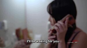 The married japanese beauty comes back for another round with black cock.