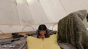 Asian babe Katara gets fucked by Aang in Avatar cosplay parody