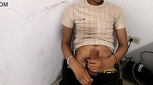 stepbrother jerking off shamelessly in roleplay domination