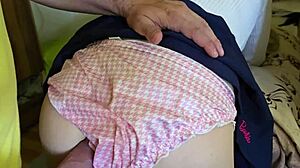 Stepsis, do not cum inside me! Let me rub your wet ass hole