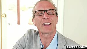 young asian teen strips naked to surprise her horny neighbor on his birthday