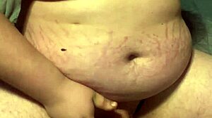 Pumping small dick to maximum in solo BDSM.