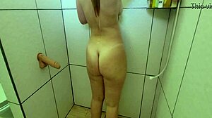 Latina MILF Sophie Helenass Showers with Huge Tits and Ass