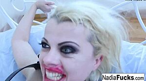 Sexy Nadia White Destroyed by Lily Cade! Wow!