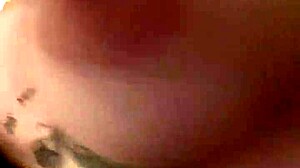 In this intimate homemade scene, a beautiful latina gets fucked hard in her pussy until she's soaking wet, ending with cum in her ass