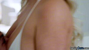 Big booty workout with natural busty blonde Slimthick Vic, horny and wet close up with Jay Romero!