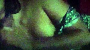 Anal fisting in miniskirt scene