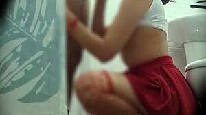 Novia Infiel Follando En El Baño Después De La Fiesta