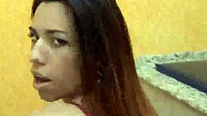 Hd shemale honey patricia sabatine tugs her hard cock while transsexual desires build in high definition