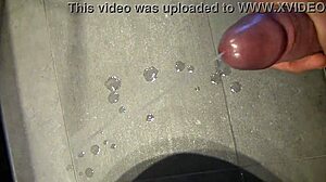 Intense compilation of three massive cumshots in bathroom with monster cocks