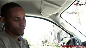 Bbc pick up a blonde milf with natural tits for interracial sex on the street