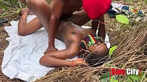 sins city outdoor banging with nixie and noni, milf takes big cock hard