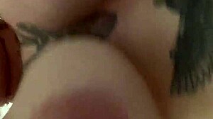 In this intimate homemade scene, a beautiful latina gets fucked hard in her pussy until she's soaking wet, ending with cum in her ass