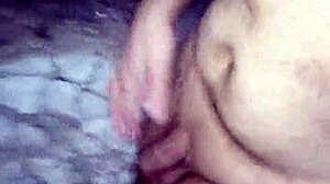 Naked Flashing Near Road in Car Outdoor