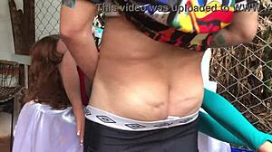 Sex Doll Gets Anal Fucked With Toys In Public Outdoor