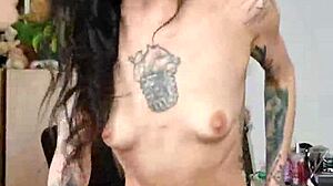 Tall Skinny Girl Rides Cock Til Moaning Orgasm!