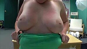 Behind Scenes: Leihla Leionni's Blowjob Afternoon with Cum on Tits